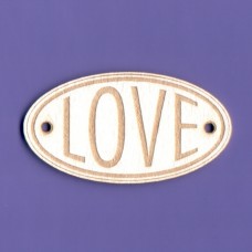 Love oval 1 - 0364 Cardboard